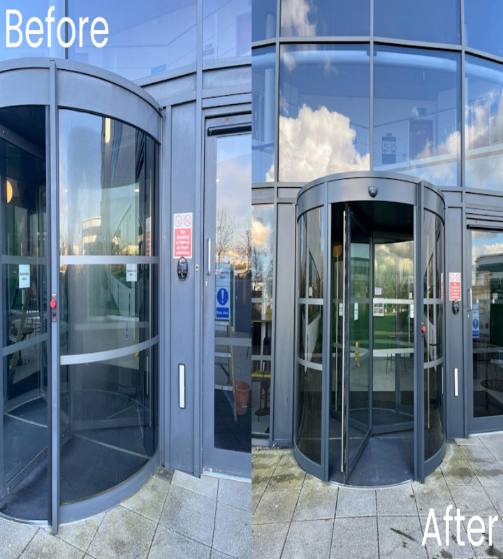 Spraying Window Frames